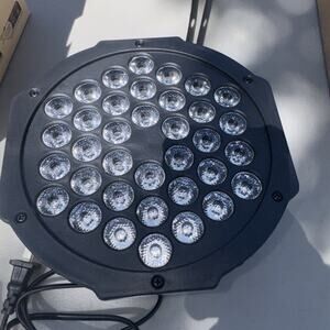 RGB LED Flat PAR DMX Control Club DJ Stage Effect Light With Remote 4 PACk